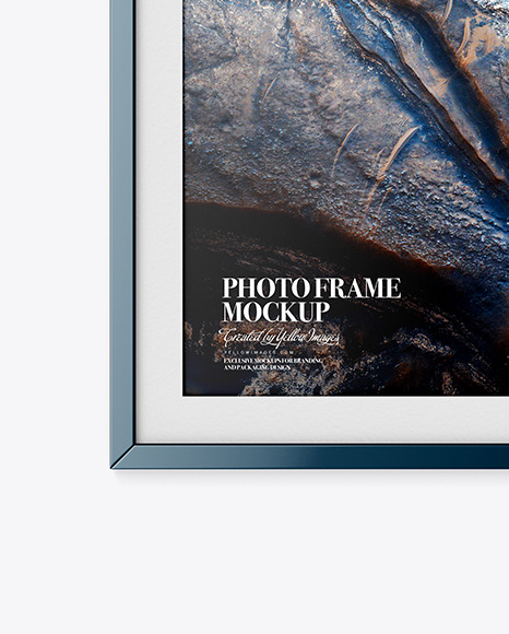 Glossy Photo Frame Mockup