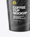 Coffee Cup with Straw Mockup