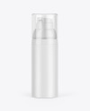 Cosmetic Bottle With Pump Mockup