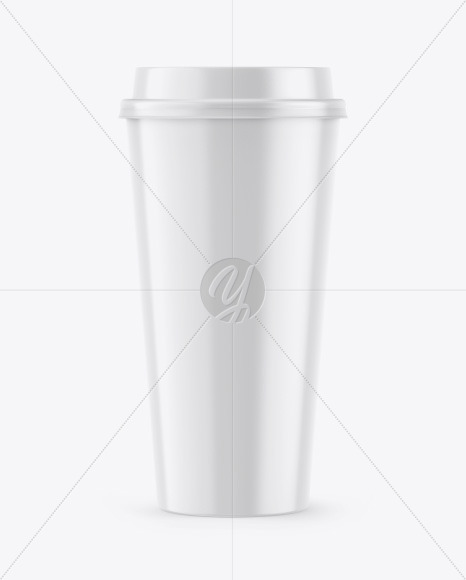 Glossy Coffee Cup Mockup