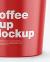 Glossy Coffee Cup Mockup