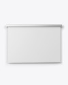 Metallic Projector Screen Mockup