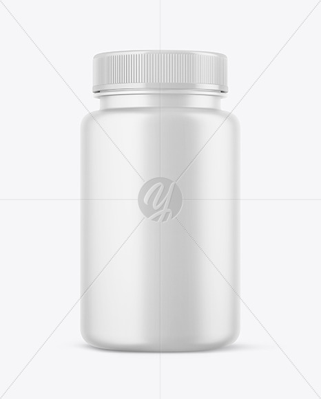 Matte Pills Bottle Mockup