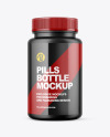 Matte Pills Bottle Mockup