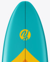 Funboard Surfboard Mockup - Front View