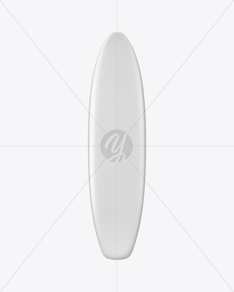 Funboard Surfboard Mockup - Front View