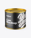 Metallic Can w/ Glossy Finish Mockup