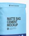 Matte Paper Cement Bag Mockup