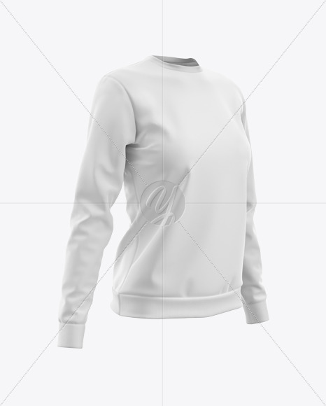 Woman&#039;s Tracksuit Mockup - Half Side View