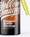 Amber Glass Dropper Bottle Mockup Amber Glass Dropper Bottle Mockup