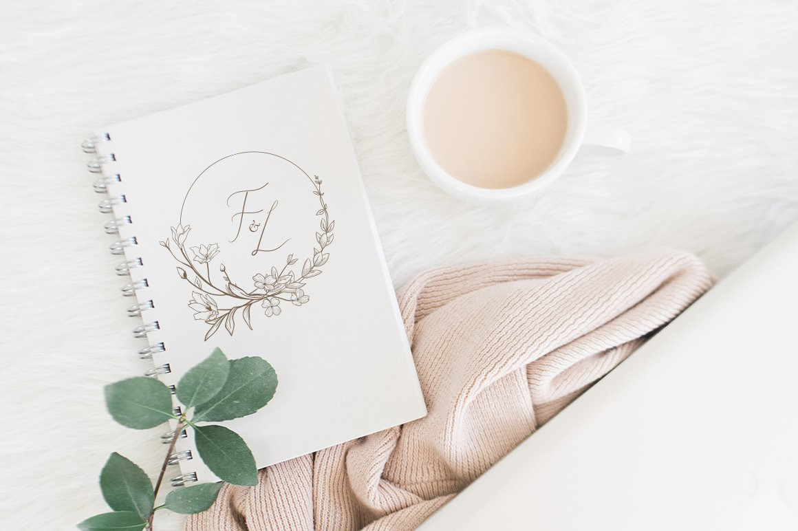 Flowered Monograms, Logo and Design Elements + Bonus Individual Florals that decorate letters. Flowered Monograms, Logo and Design Elements + Bonus Individual Florals that decorate letters.