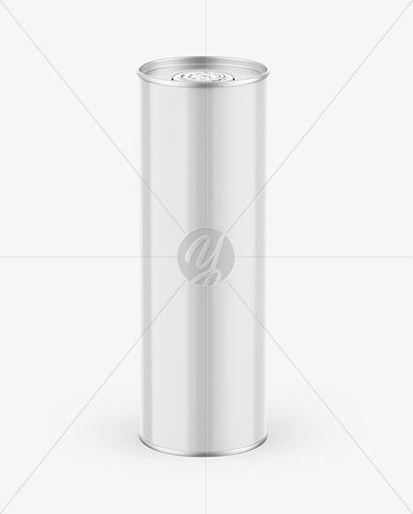 Glossy Olive Oil Tin Can Mockup