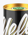 Glossy Olive Oil Tin Can Mockup