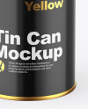 Glossy Olive Oil Tin Can Mockup