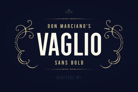 Vaglio Sans Bold - Denim