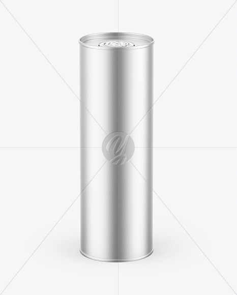 Metallic Olive Oil Tin Can Mockup