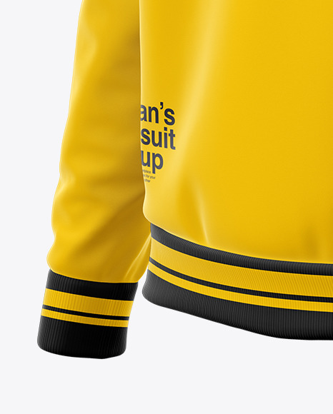 Woman's Tracksuit Mockup - Half Side View