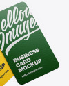 Paper Business Cards Mockup