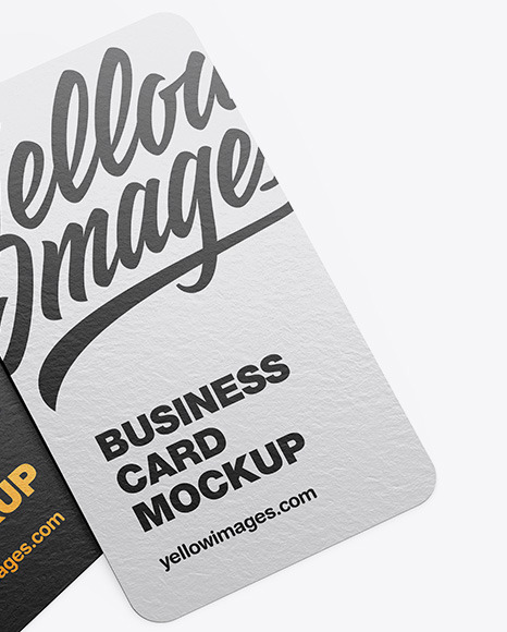 Paper Business Cards Mockup