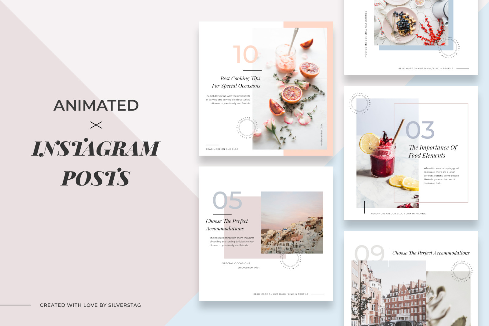 ANIMATED Modern Instagram Posts ANIMATED Modern Instagram Posts