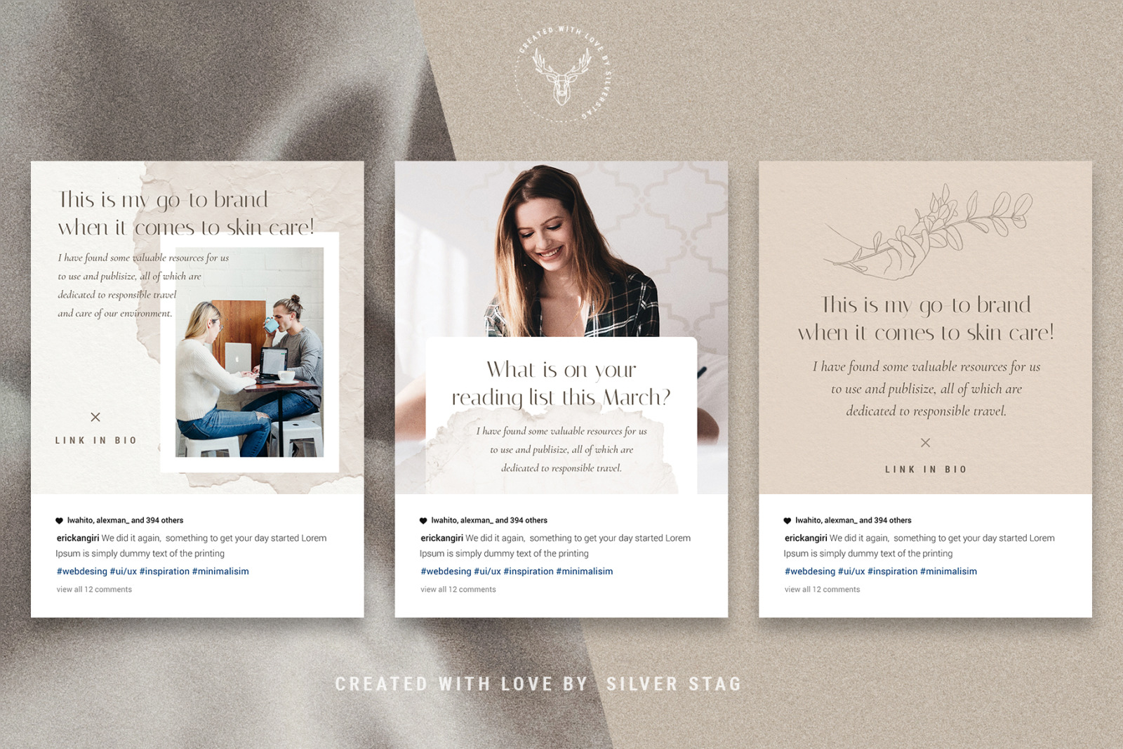 Elodie - Instagram Post Templates Elodie - Instagram Post Templates