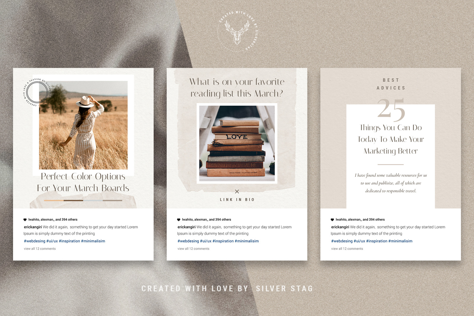 Elodie - Instagram Post Templates Elodie - Instagram Post Templates