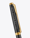 Matte Pen w/ Metallic Finish Mockup