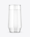 Clear Glass With Water Mockup