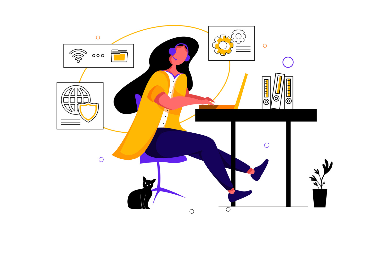 IT Team Illustrations Pack IT Team Illustrations Pack