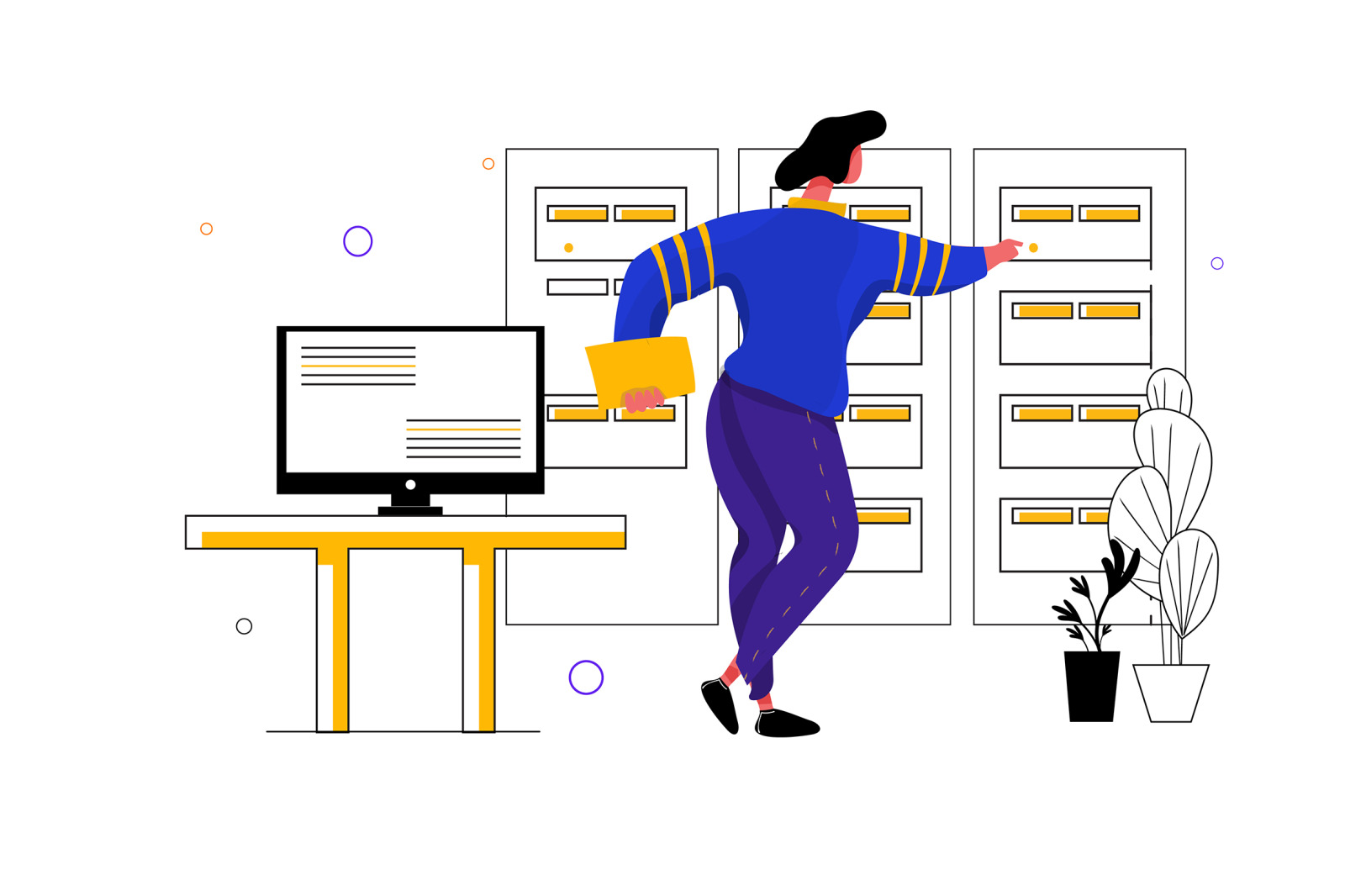 IT Team Illustrations Pack IT Team Illustrations Pack