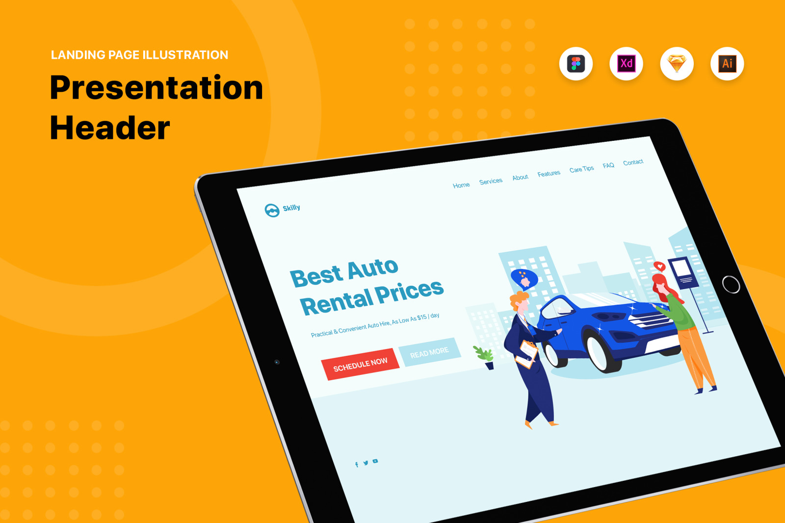Car Dealership Vector Illustration Pack Car Dealership Vector Illustration Pack