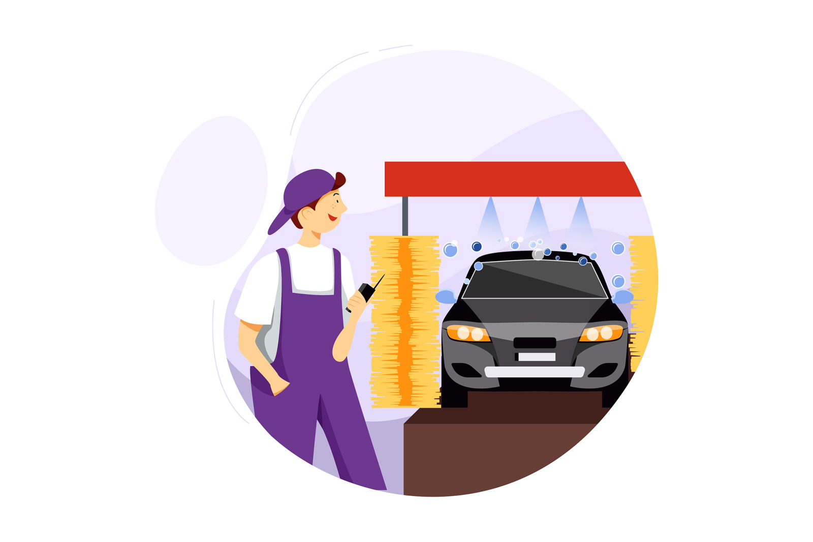 Car Service Illustrations Car Service Illustrations