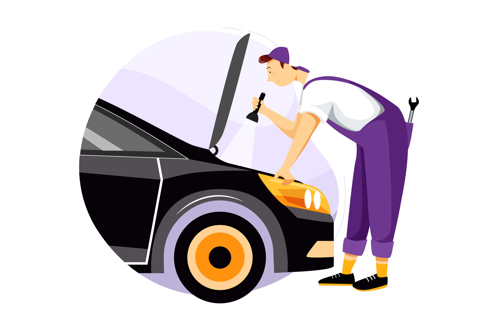 Car Service Illustrations Car Service Illustrations