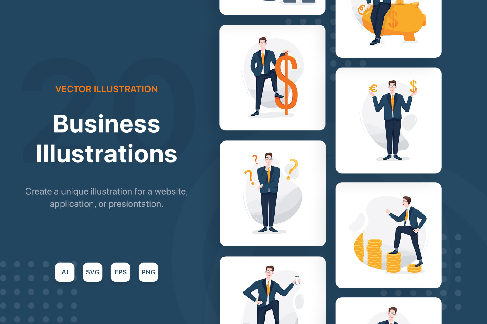 Business &amp; Finance Illustrations