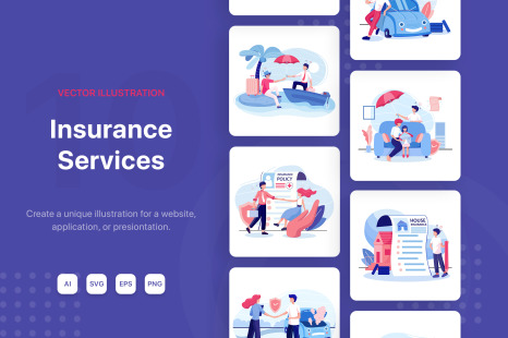 Insurance Services Illustration - Life insurance