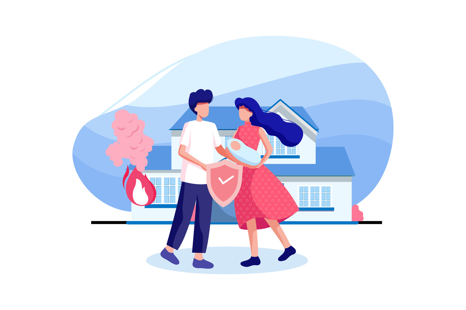 Insurance Services Illustration Insurance Services Illustration
