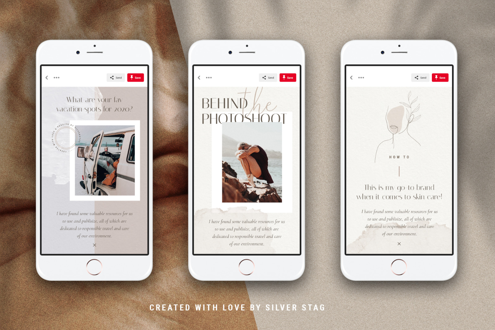 Elodie - Pinterest Post Templates Elodie - Pinterest Post Templates