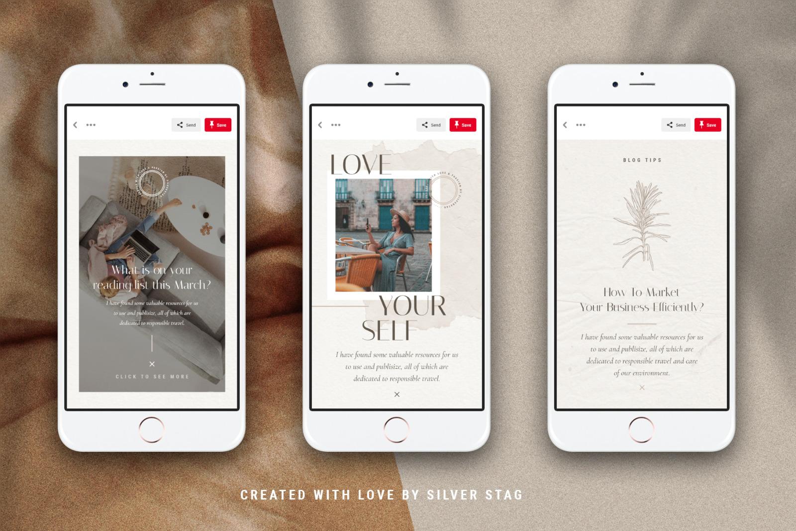 Elodie - Pinterest Post Templates Elodie - Pinterest Post Templates