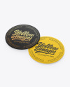 Kraft Beverage Coasters Mockup