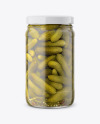 Gherkins Jar Mockap