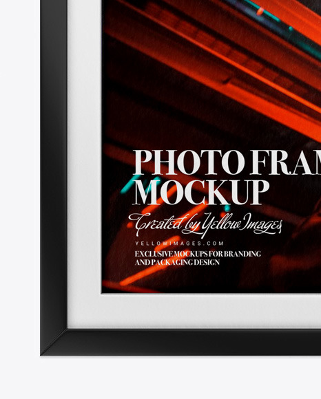 Texture Photo Frame Mockup