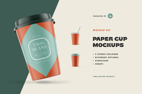 Paper Cup Mockups - Tea cup