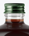 Glass Bottle with Dark Drink Mockup