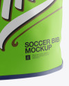 Soccer Bib Mockup - Halfside View