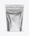 Metallic Stand Up Pouch with Zipper Mockup