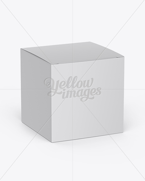 Box Mockup - Half-Side View (High-Angle Shot)