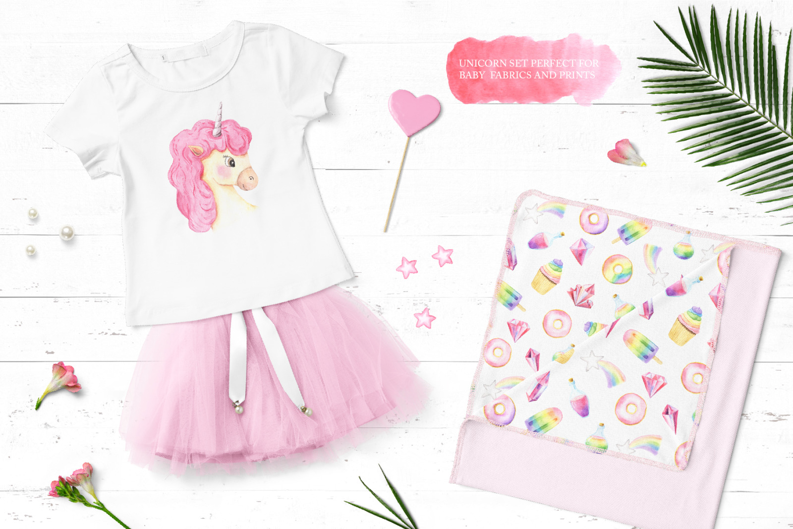 Watercolor Unicorns Set Vol.2 Watercolor Unicorns Set Vol.2