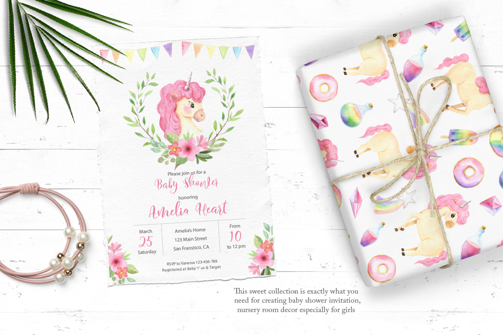Watercolor Unicorns Set Vol.2 Watercolor Unicorns Set Vol.2