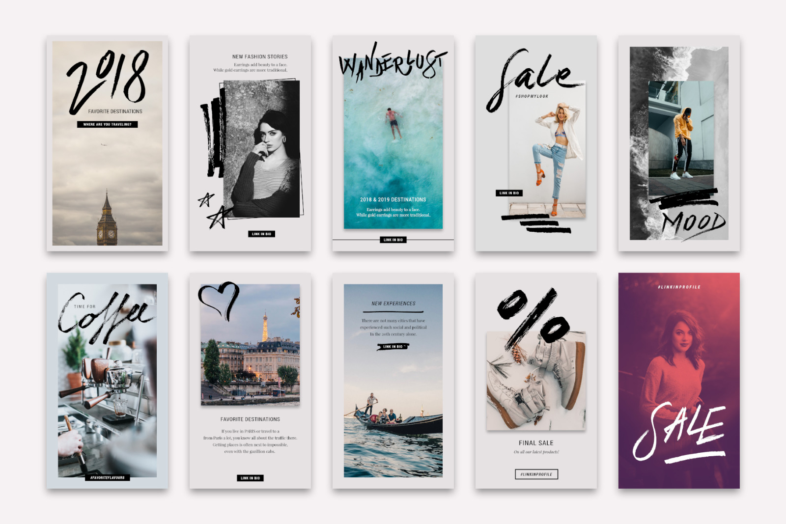ANIMATED Modern Instagram Story Templates ANIMATED Modern Instagram Story Templates