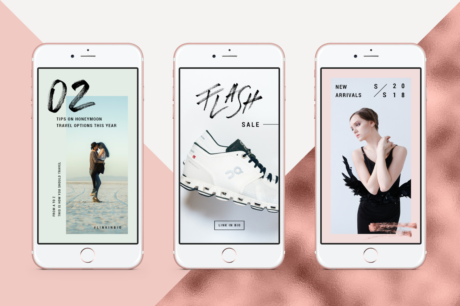 Rose Gold Instagram Stories Pack Rose Gold Instagram Stories Pack